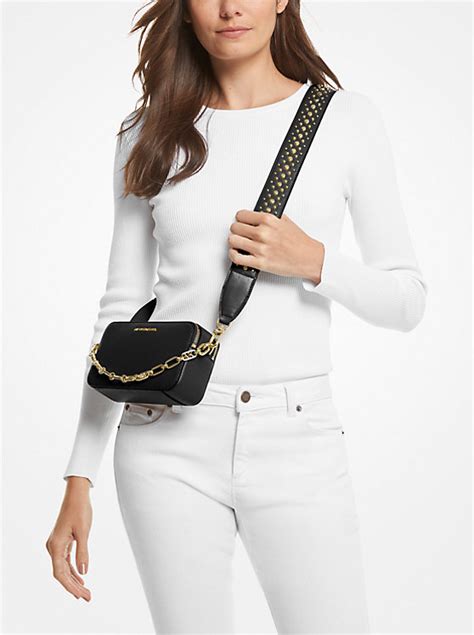 michael kors jet set double pouch crossbody
